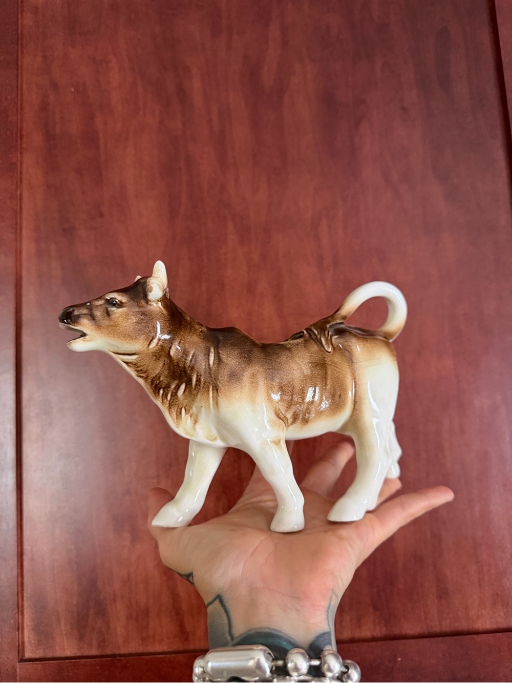 1930’s-1940’s vintage Czechoslovakian cow creamer ceramic